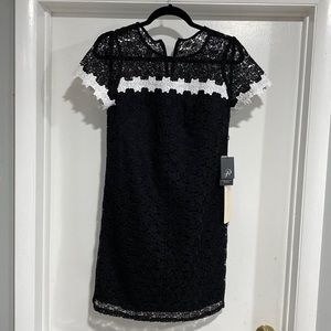 Adrianna Papell flower lace dress